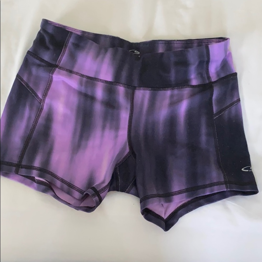 Purple Champion Compression Shorts